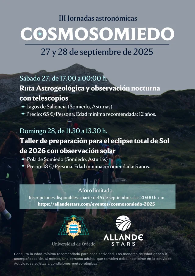 III Jornadas Astronómicas CosmoSomiedo 2025