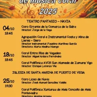 X Encuentros Otoñales de Música Coral 2025 en Navia