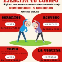 Taller de Movimiento y Salud Articular en el concejo de Tapia de Casariego