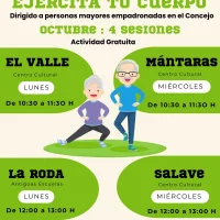 Taller de Movimiento y Salud Articular en estas localidades de Tapia de Casariego