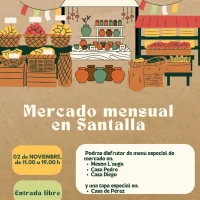 Mercado mensual de Santalla