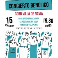 Concierto benéfico del Coro Villa de Navia en Villapedre