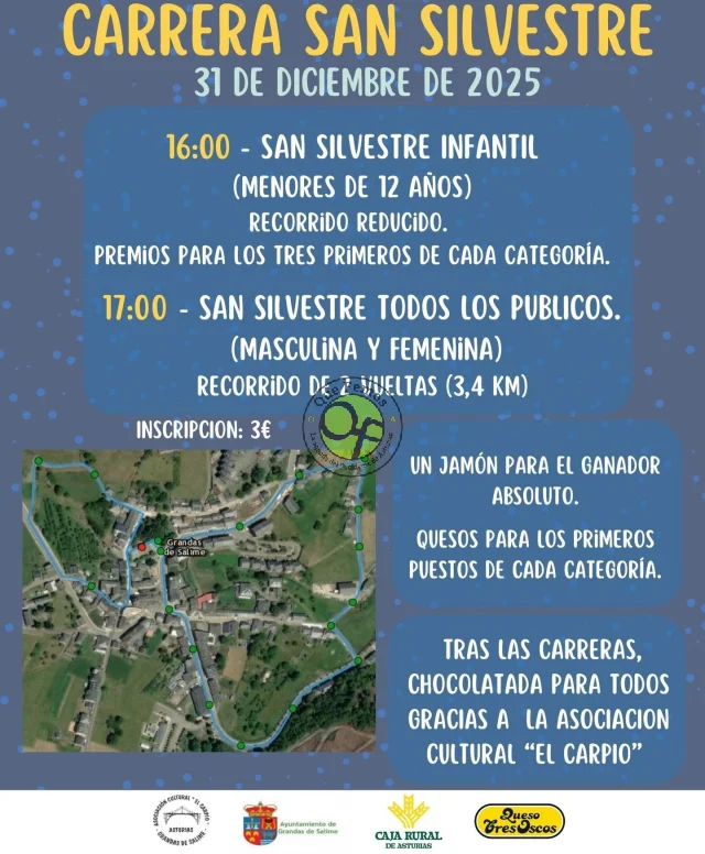 San Silvestre 2025 en Grandas de Salime