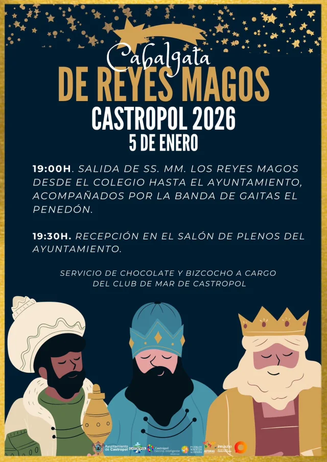 Cabalgata de Reyes 2026 en Castropol