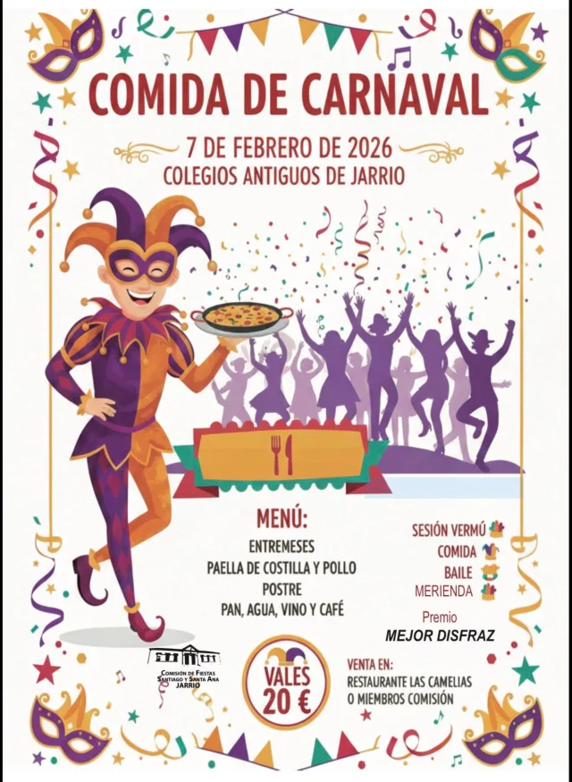 Comida de Carnaval 2026 en Jarrio