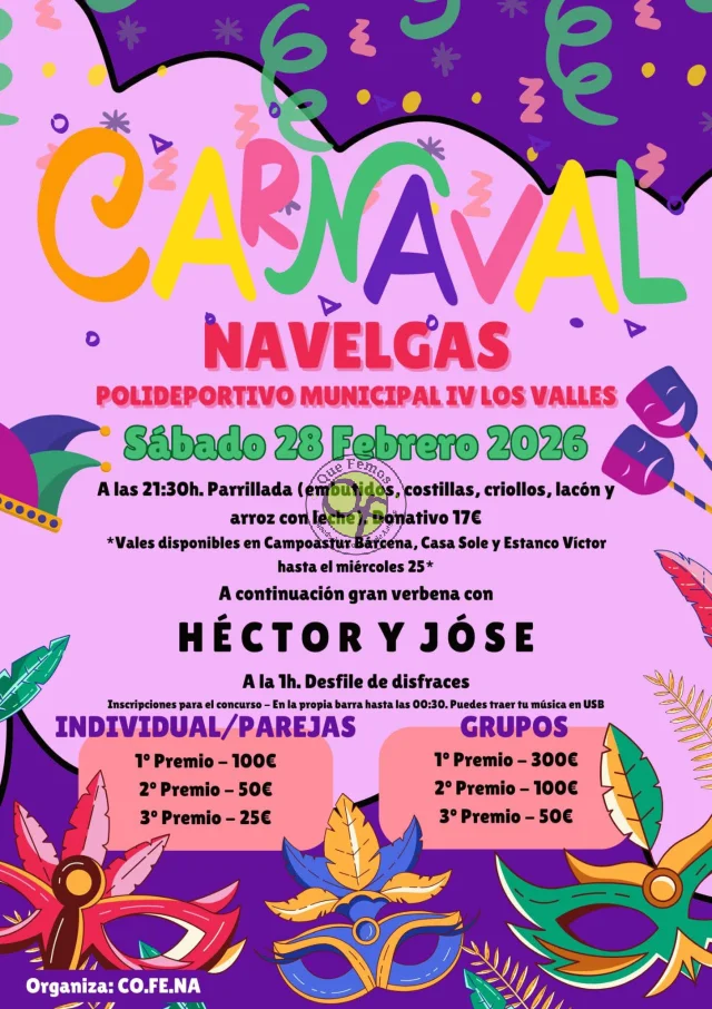 Carnaval 2026 en Navelgas