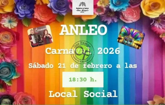 Carnaval 2026 en Anleo