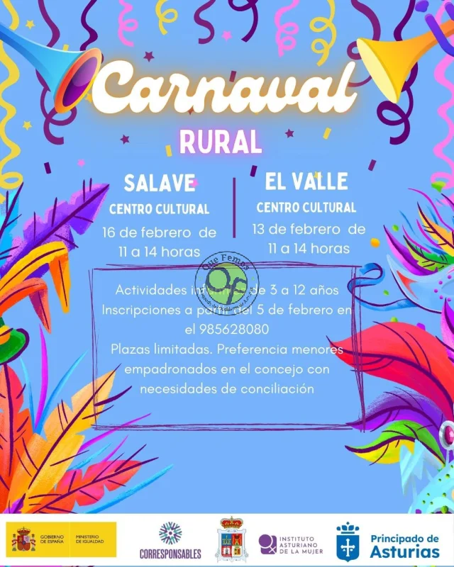 El Valle y Salave celebran su Carnaval Rural 2026