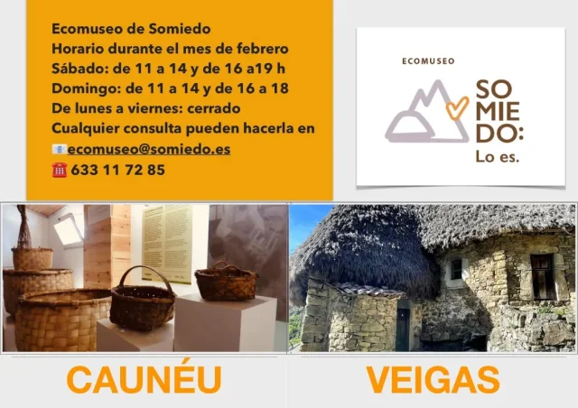 El Ecomuseo de Somiedo abre sus puertas los fines de semana de febrero