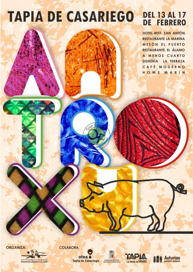 Tapia saborea el Carnaval con sus Jornadas de Antroxu 2026