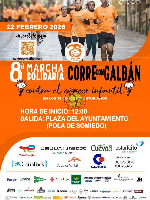 VIII Marcha Solidaria Galbán 2026 en Somiedo