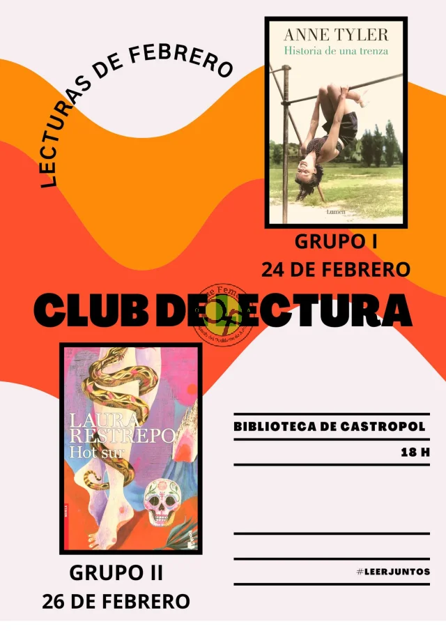 El Club de Lectura de la Biblioteca de Castropol despide febrero con dos nuevas reuniones