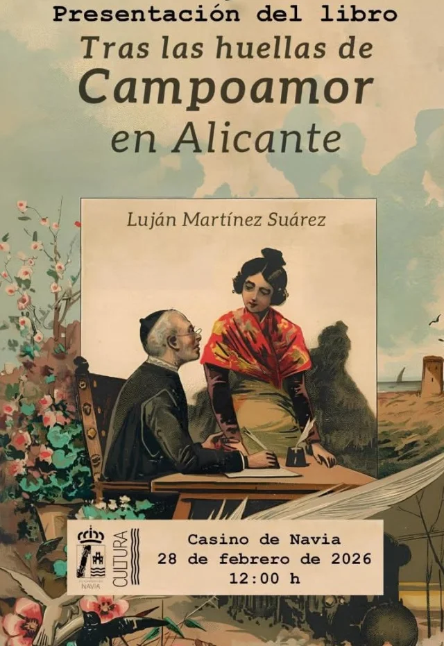 Luján Martínez Suárez presenta en Navia su libro