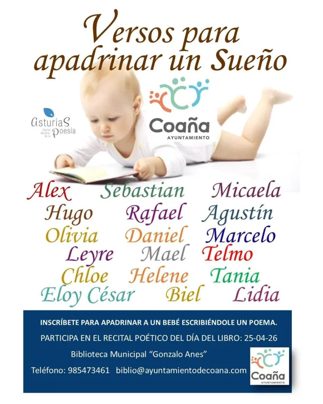 Coaña auspicia una nueva edición de Versos para Apadrinar un Sueño en 2025