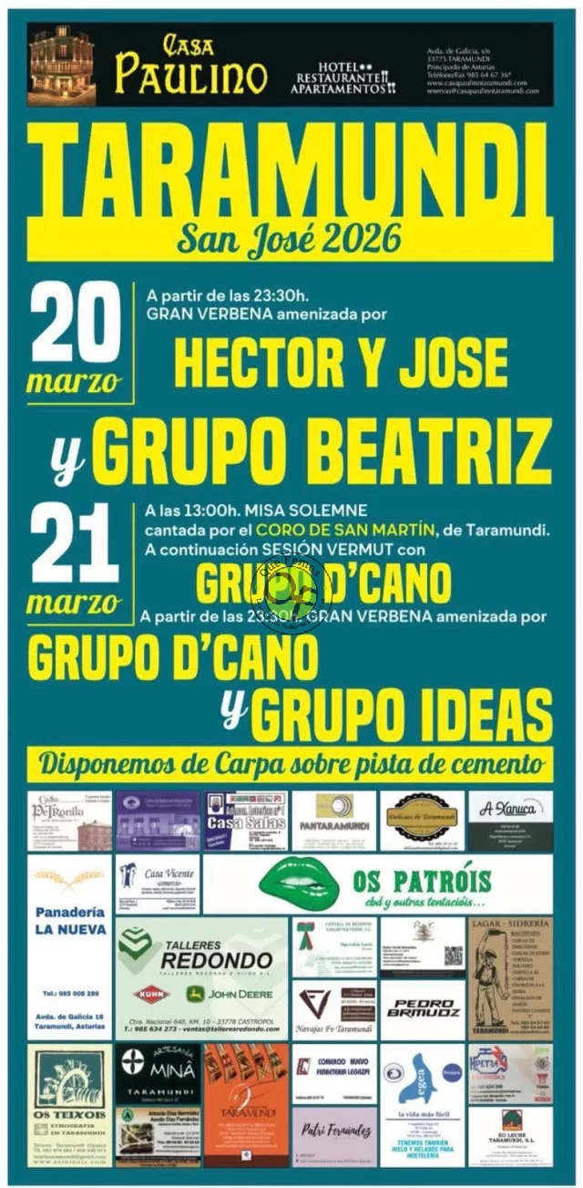 Fiestas de San José 2026 en Taramundi