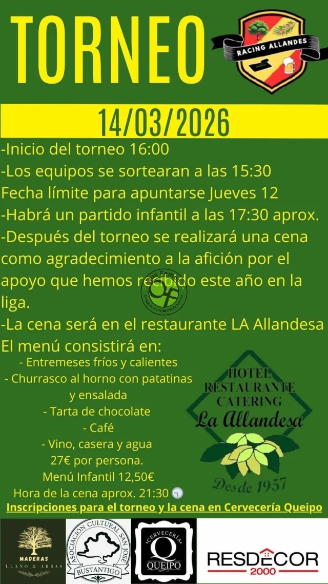 Torneo de fútbol en Pola de Allande