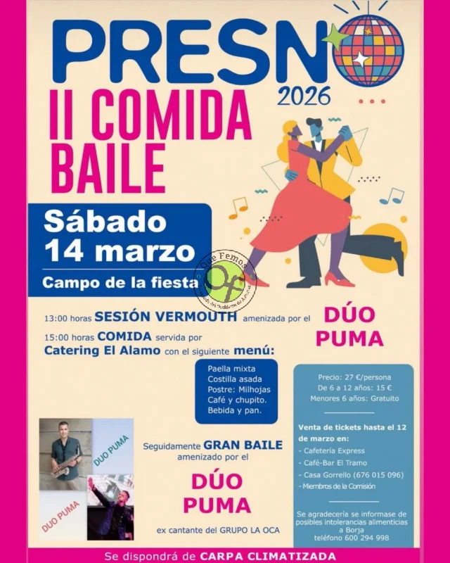 II Comida-baile en Presno 2026