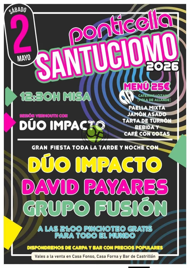 Fiestas de Santuciomo 2026 en Ponticella