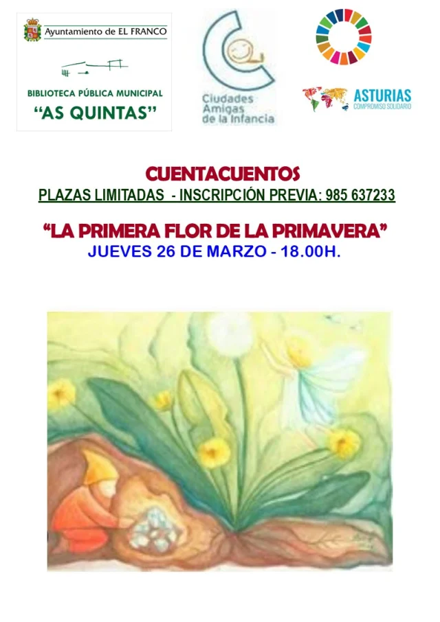 Cuentacuentos en la Biblioteca de As Quintas