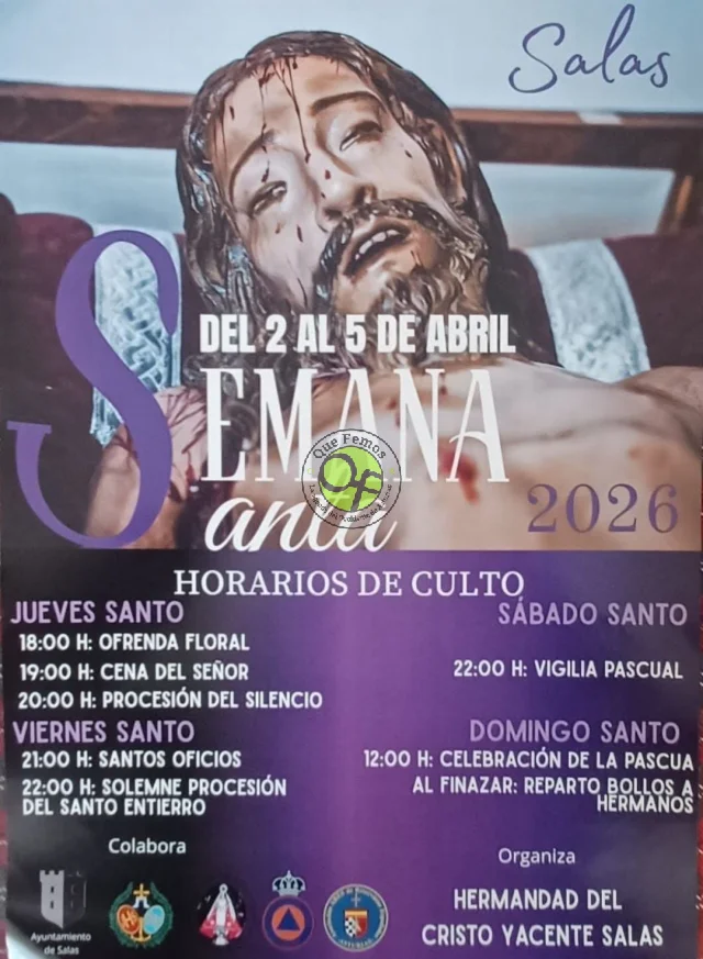 Semana Santa 2026 en Salas