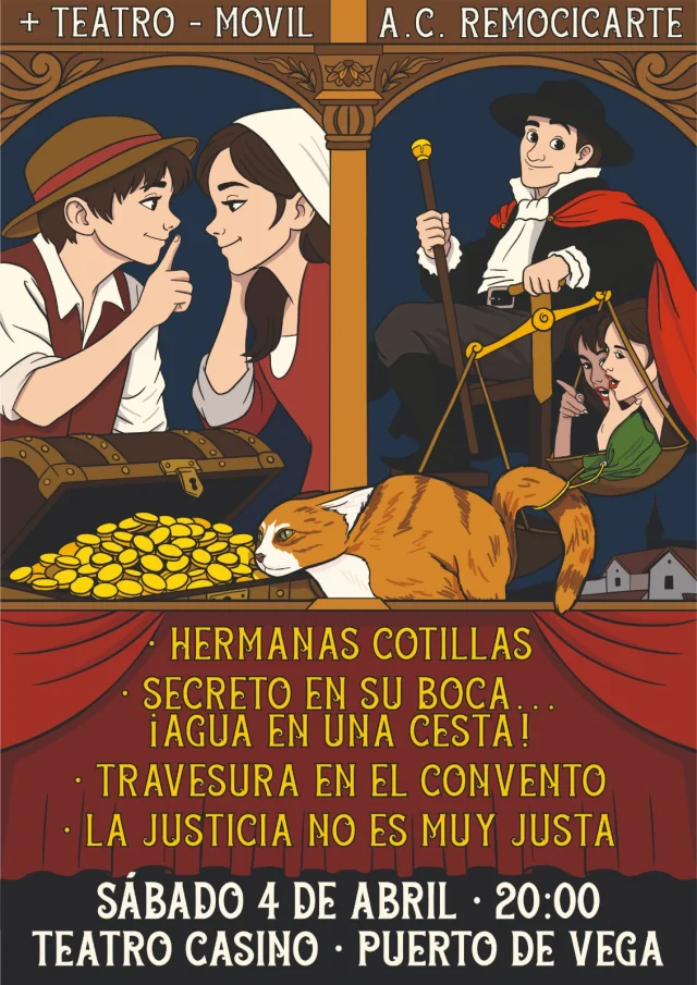 Regresa Más Teatro Menos Móvil a las tablas del Teatro Casino Puerto de Vega