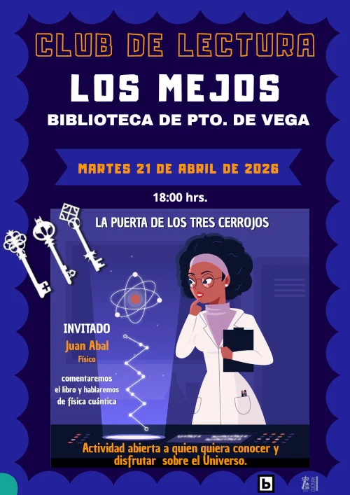El Club de Lectura Los Mejos de la Biblioteca de Puerto de Vega viaja al mundo de la física cuántica