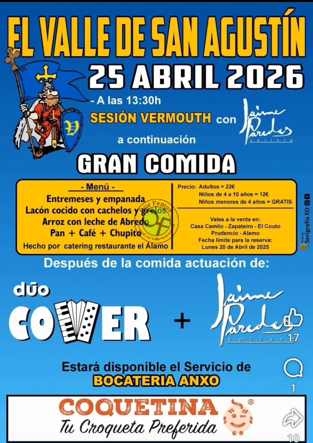 Comida-baile en el Valle de San Agustín