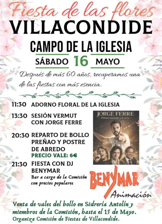 Fiesta de las Flores 2026 en Villacondide