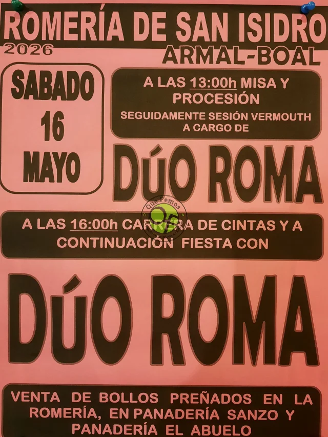 Romería de San Isidro 2026 en Armal-Boal