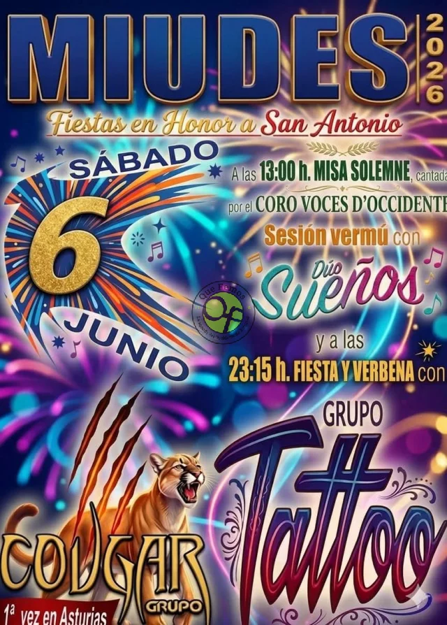 Fiestas de San Antonio 2026 en Miudes