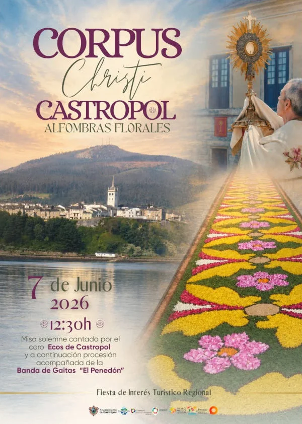 Corpus Christi 2026 en Castropol y alfombras florales