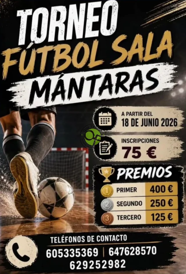 Torneo de Fútbol Sala Mántaras 2026