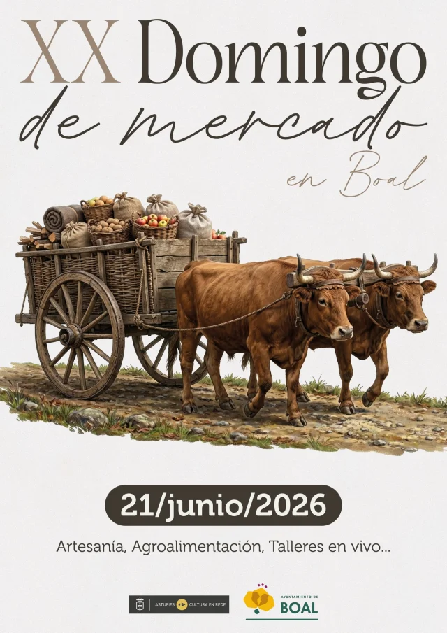XX Domingo de Mercado en Boal 2026