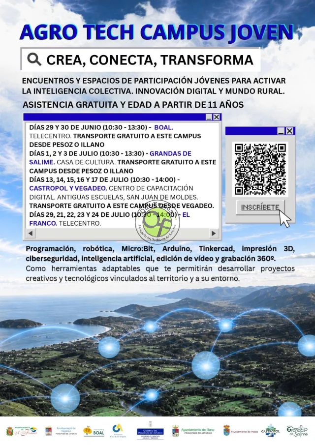 El Agro Tech Campus Joven lleva la tecnología al occidente asturiano