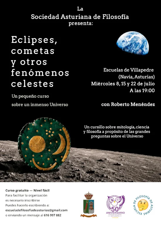 La Sociedad Asturiana de Filosofía organiza este curso gratuito en Villapedre