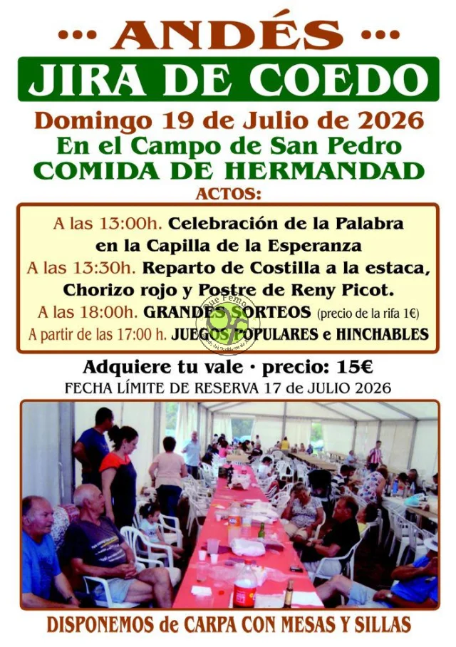 Jira de Coedo 2026 en Andés