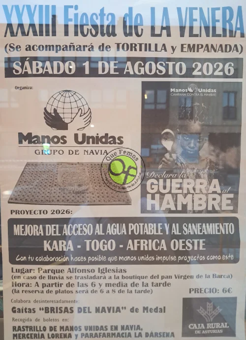 Fiesta de la Venera 2026 en Navia