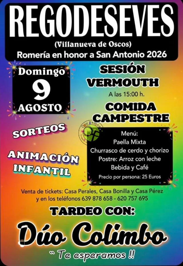 Romería de San Antonio 2026 en Regodeseves