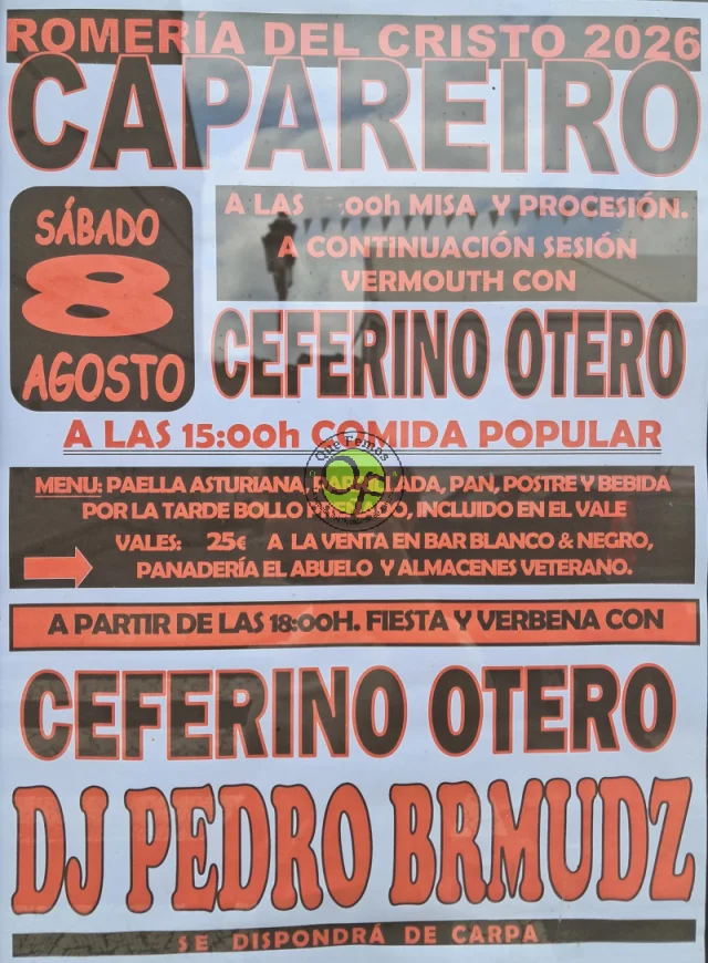Romería del Cristo 2026 en Capareiro