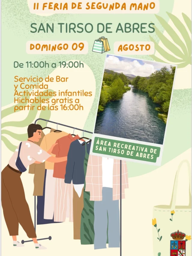 II Feria de Segunda Mano en San Tirso de Abres 2026