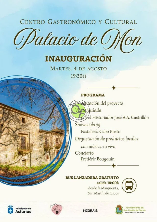 El Palacio de Mon abre sus puertas como nuevo centro gastronómico y cultural en San Martín de Oscos