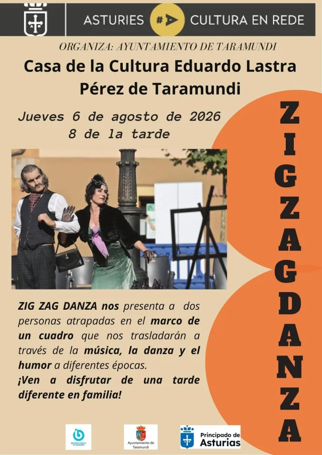 El espectáculo Zig Zag Danza llega a Taramundi este jueves