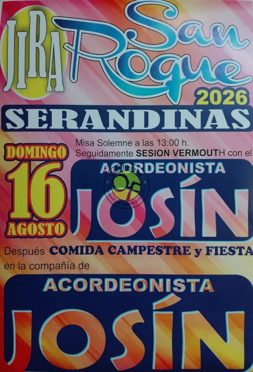 Jira de San Roque 2026 en Serandías
