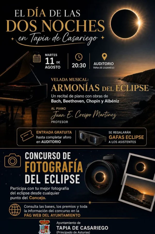 Un día antes del eclipse, Tapia se preparará así para El Día de las Dos Noches