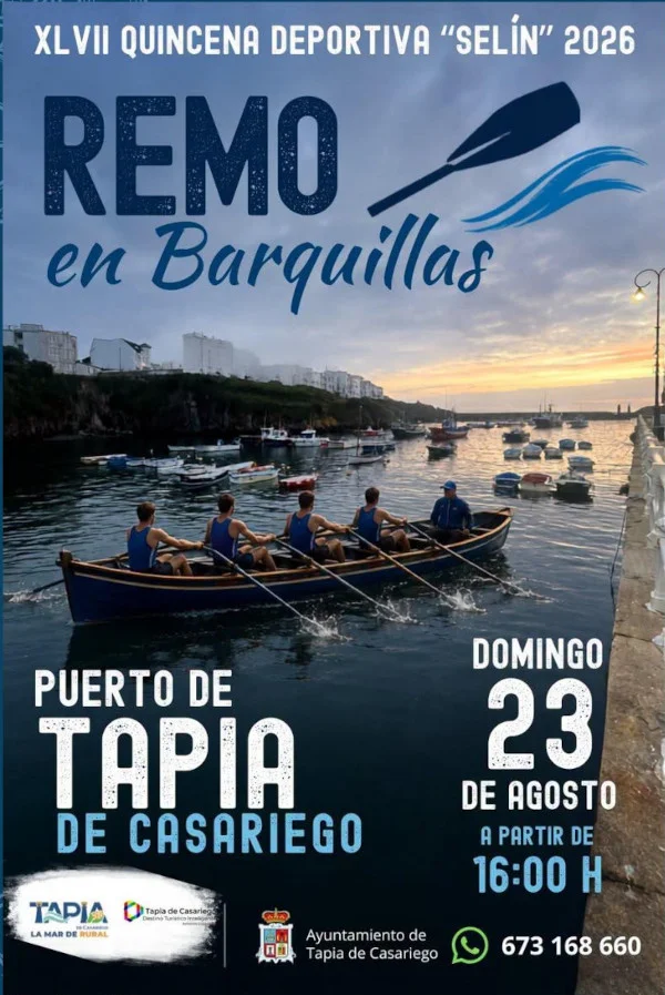 Remo en barquillas en Tapia de Casariego 2026