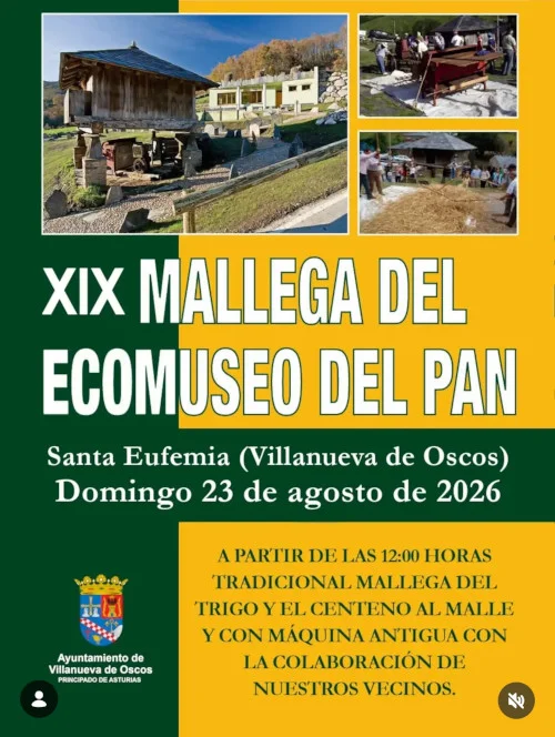 Mallega del Ecomuseo del Pan 2026 en Santa Eufemia