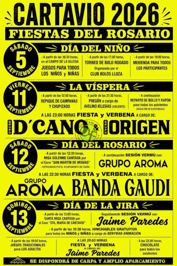 Fiestas del Rosario 2026 en Cartavio