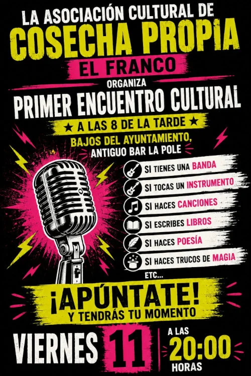 La Asociación De Cosecha Propia organiza su Primer Encuentro Cultural