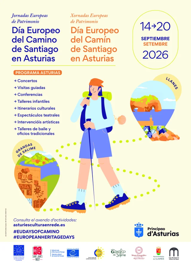 En el marco del Día Europeo del Camino de Santiago 2026, Cultura programa más de una treintena de actividades en Grandas de Salime y Llanes