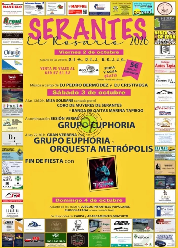 Fiestas del Rosario 2026 en Serantes